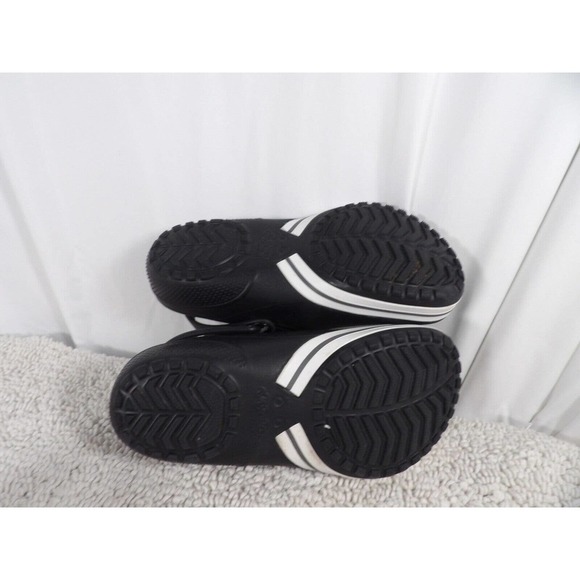 Jibbitz By Crocs Kilby Unisex Adults Black Perforated Clog Shoes Size US M6 W8 - Picture 6 of 7